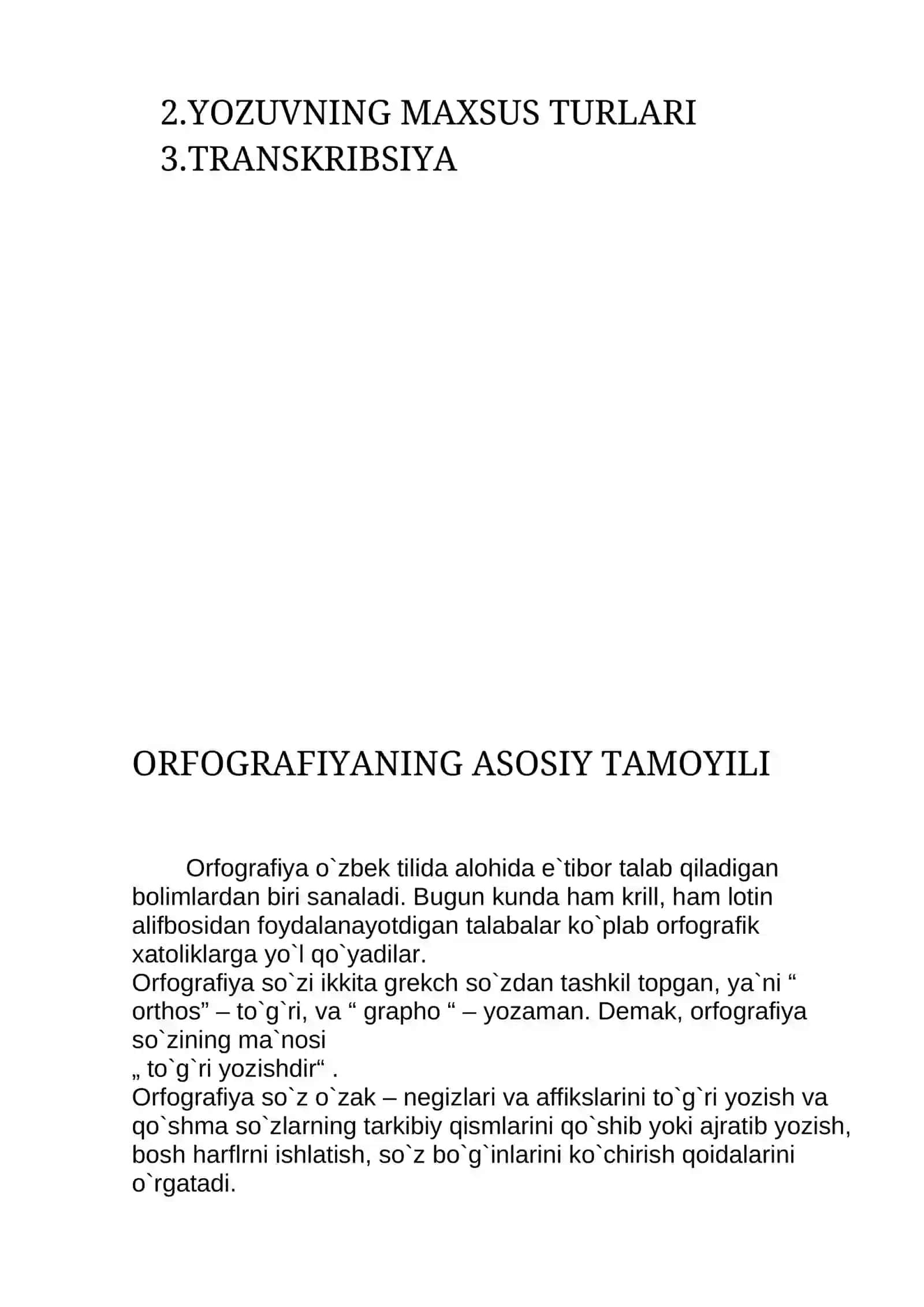 ORFOGRAFIYA VA UNING ASOSIY TAMOYILLARI 2