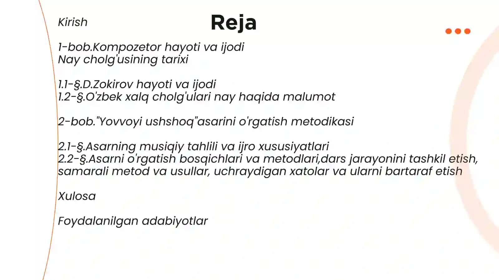 Yovvoyi ushshoq asarini o'rgatish metodikasi 2