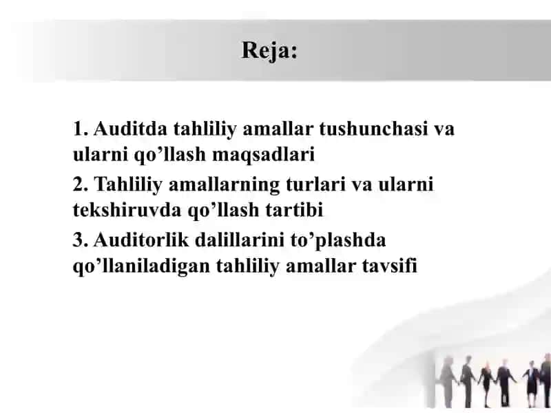 Tahliliy amallar 2
