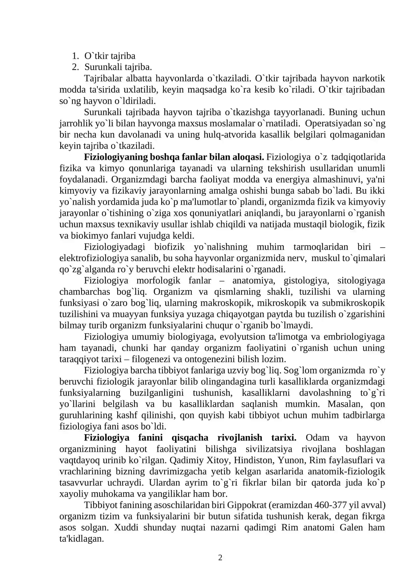 FIZIOLOGIK FUNKSIYALAR 2
