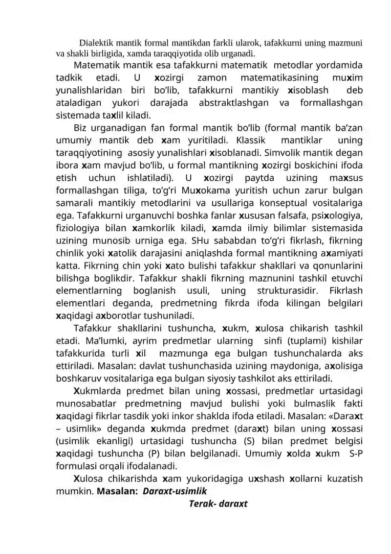 Mantiq bilish nazariyasining tadqiqot ob`ekti 2