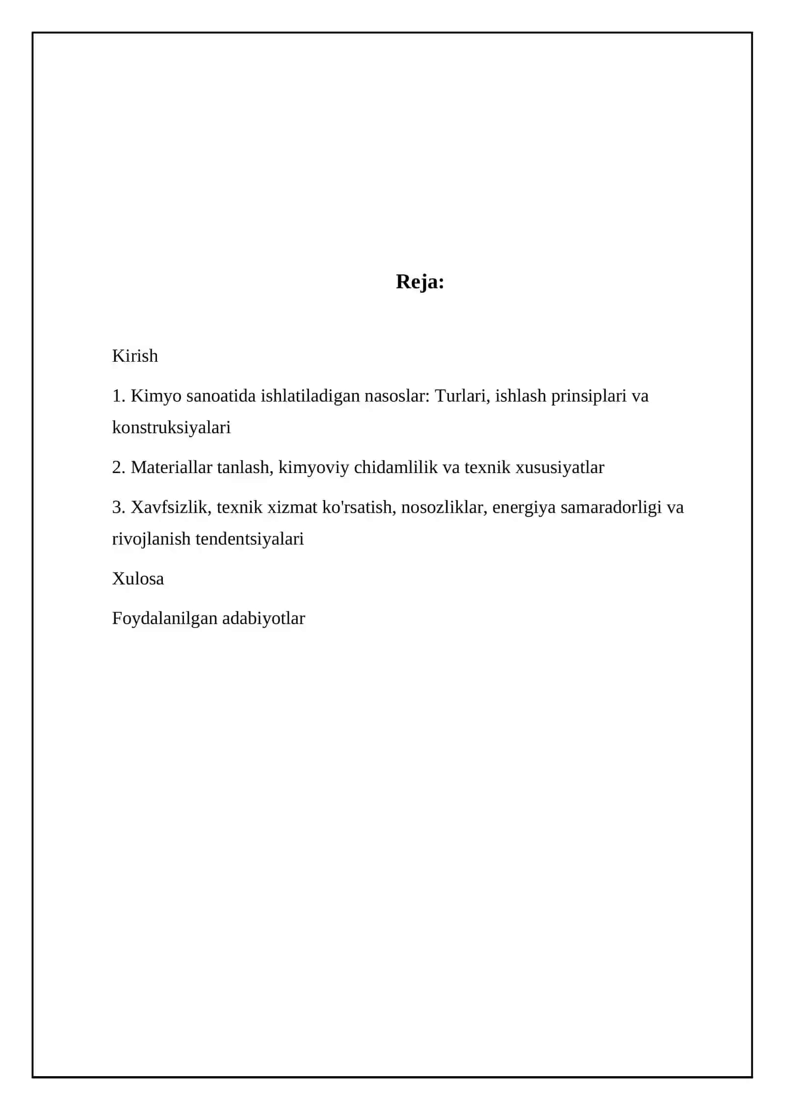 Kimyo Sanoatida Ishlatiladigan Nasoslar 2