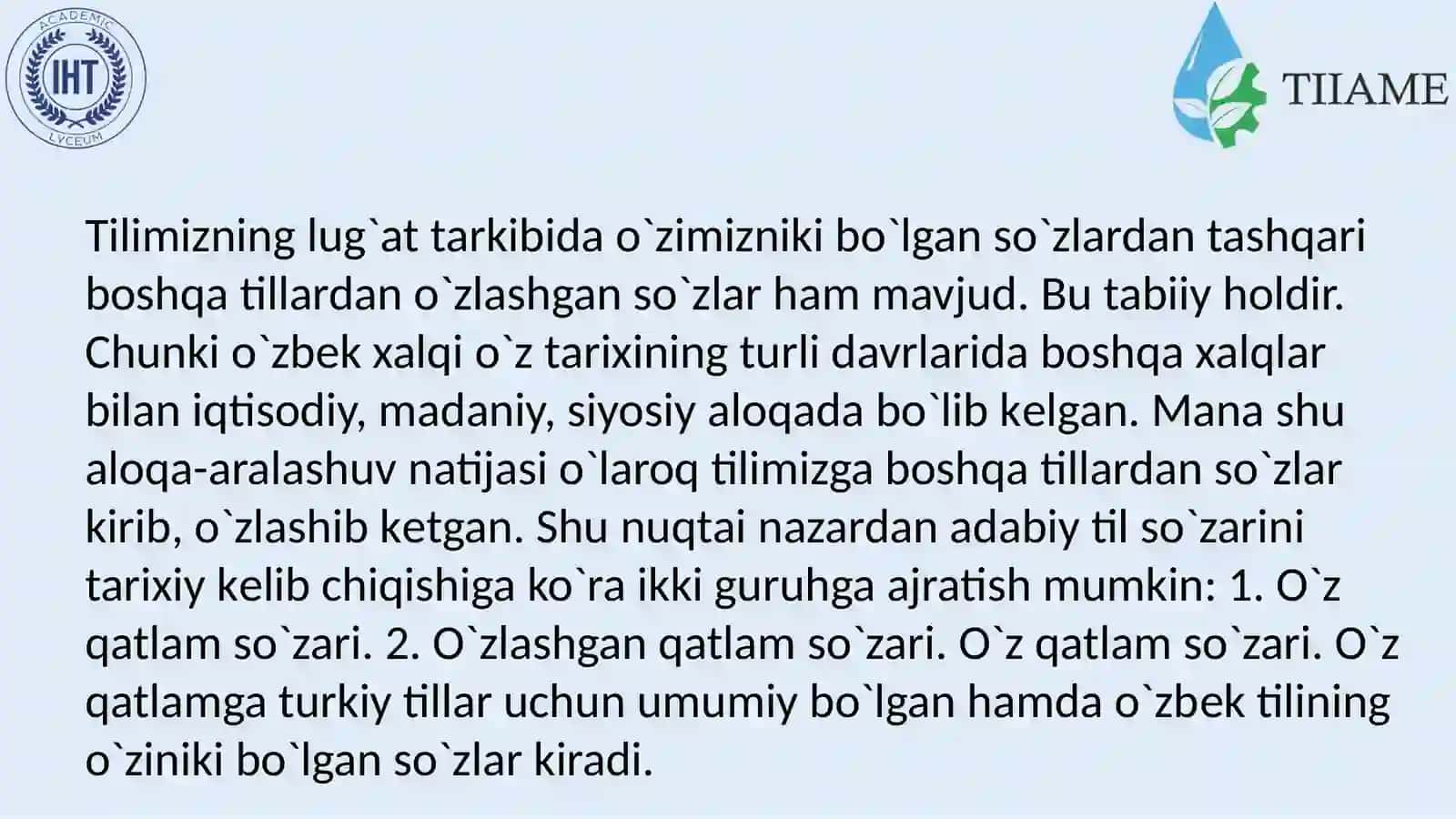 O’zbek tili etimologiyasi 2