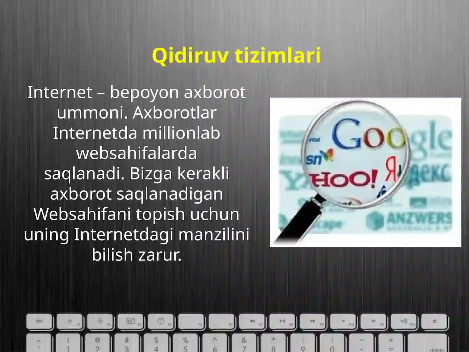 Internetdama’lumotlarniizlash 2