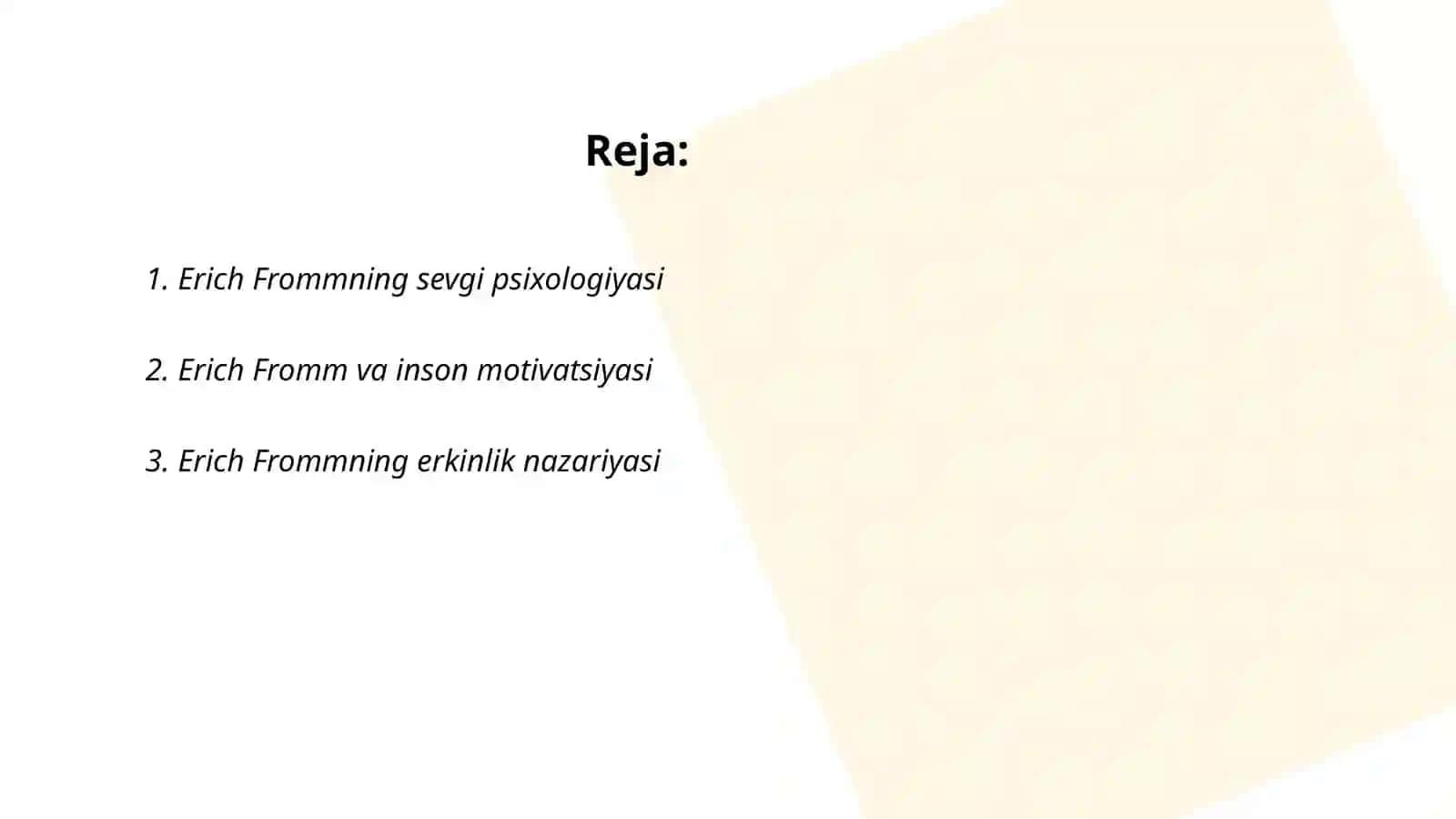 Erich Frommning sevgi psixologiyasi 2