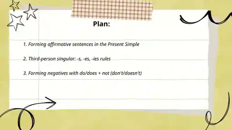 Present simple 2