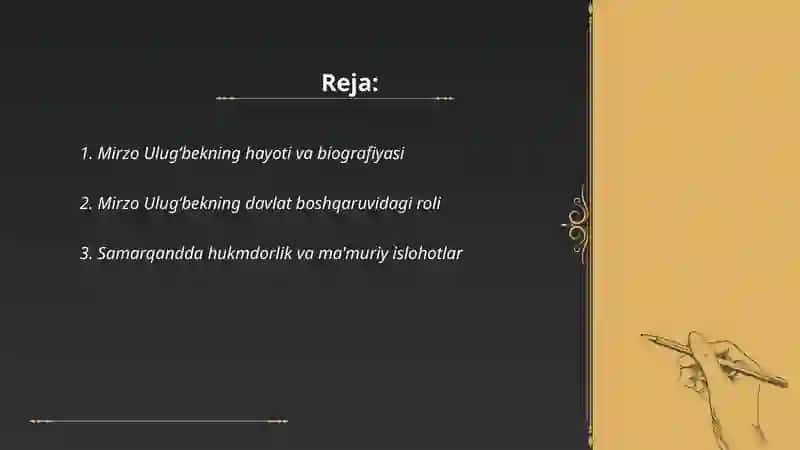 Mirzo Ulug‘bekning hayoti va biografiyasi 2