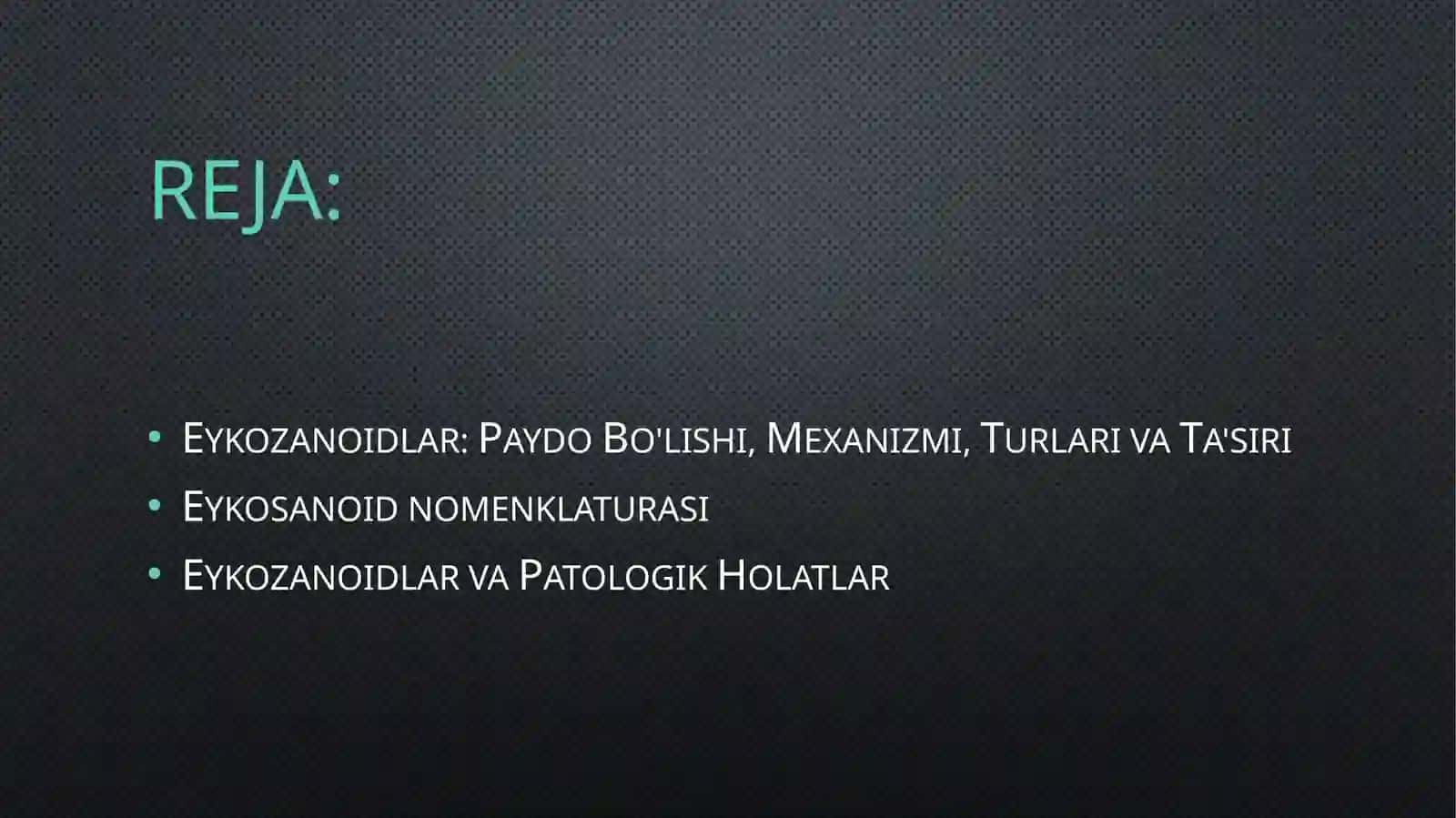 Eykozanoidlar: Paydo Bo'lishi, Mexanizmi, Turlari va Ta'siri 2