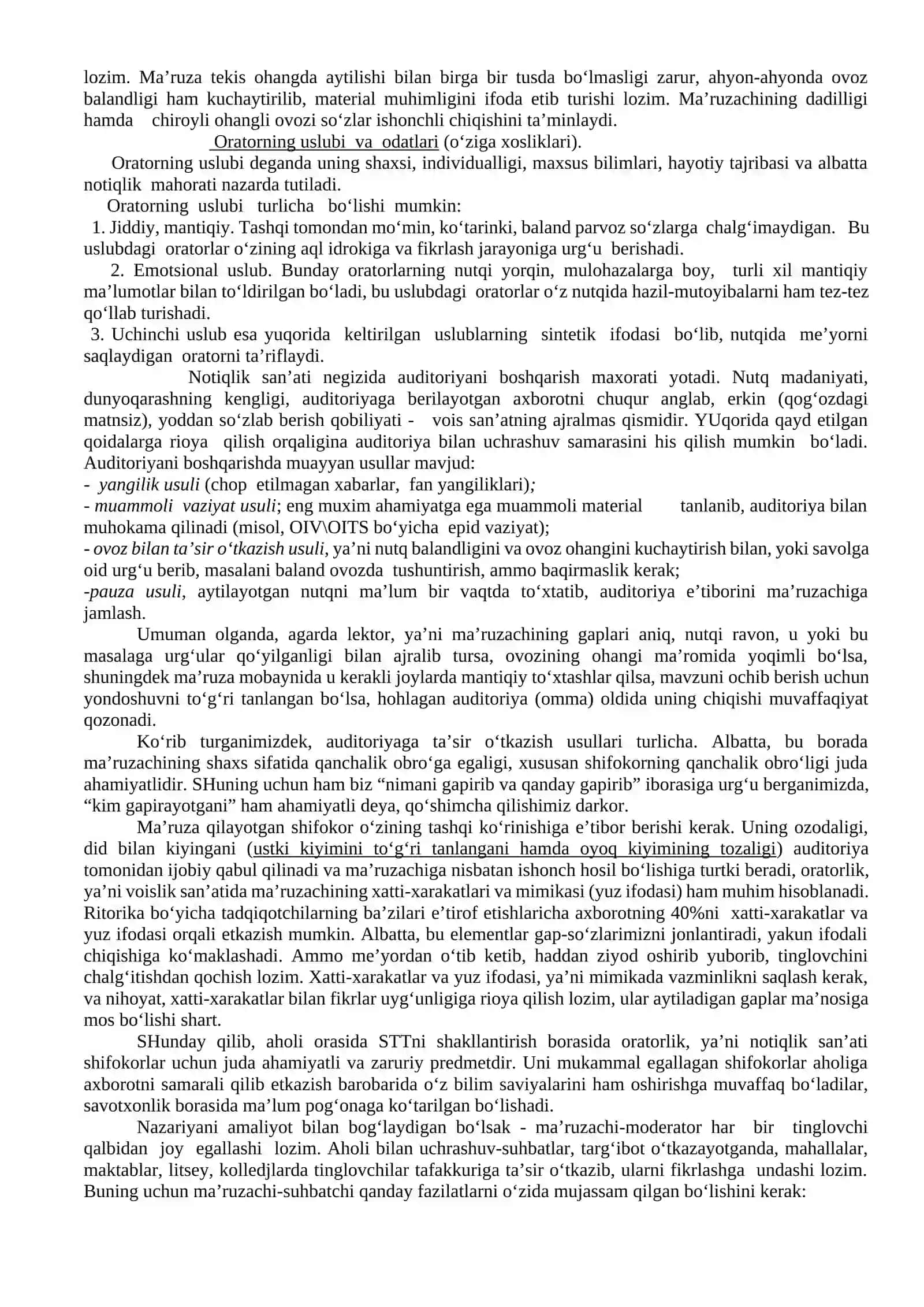 Ritorika nutqning ahamiyati 2