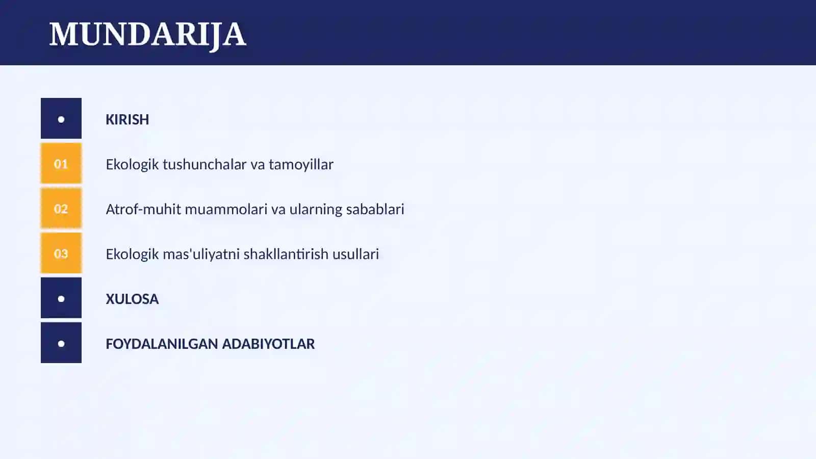 EKOLOGIK TA'LIM VA TARBIYA 2
