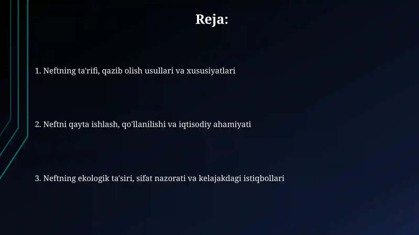 Neft: Ta'rifi va tasnifi 2