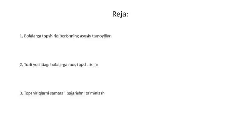 Topshiriq berish usuli 2