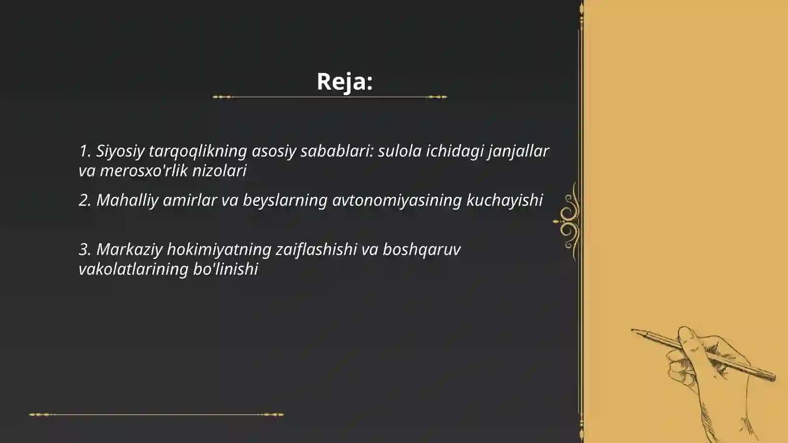 Siyosiy tarqoqlik va davlatchilik tizimi 2