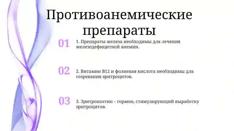 Противоанемические препараты 2