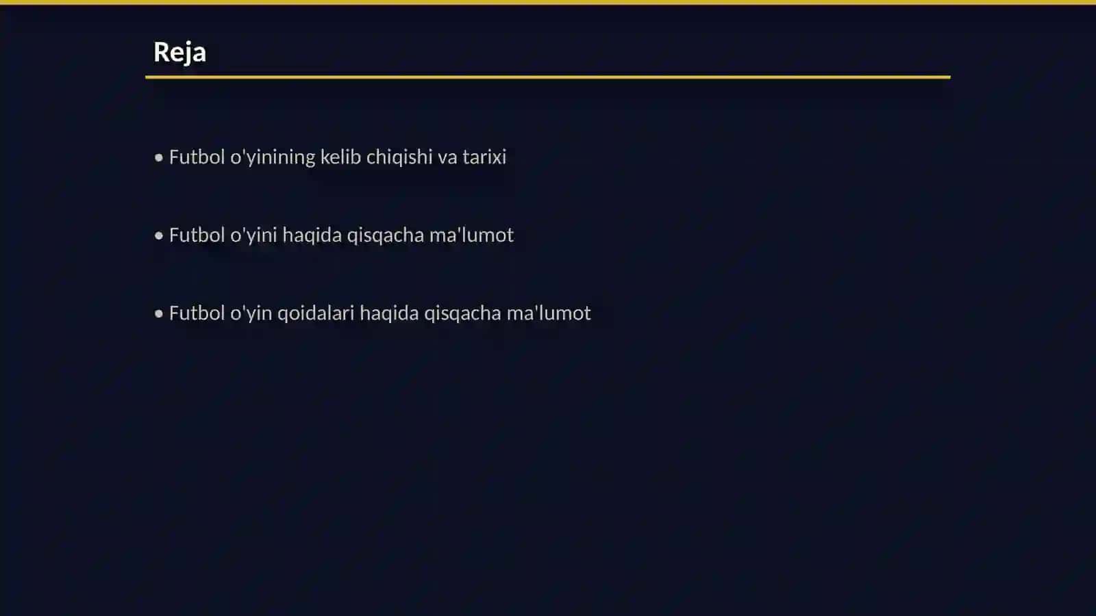 Sport o'yinlarni tashkil etish 2