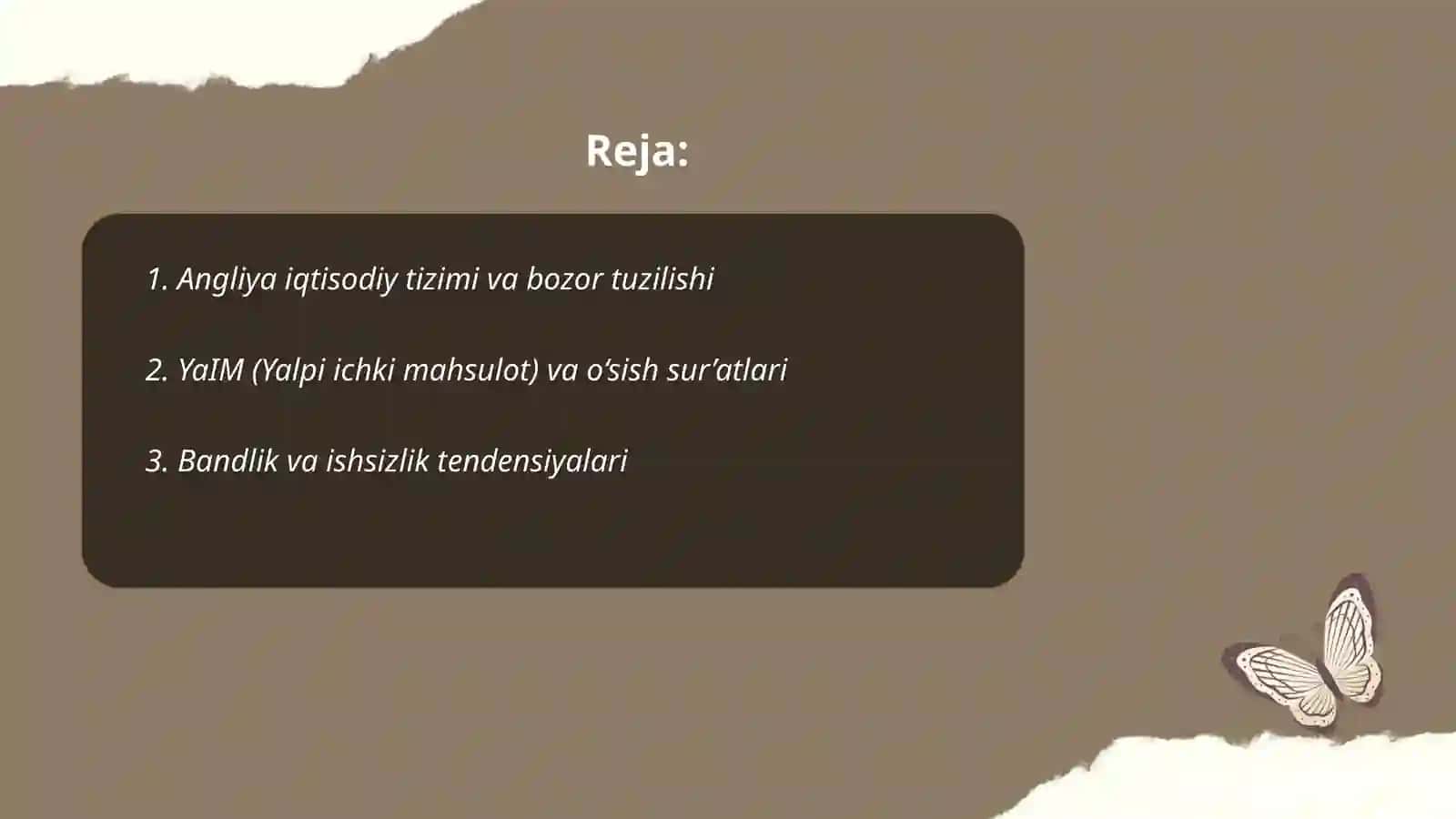 Angliya davlatining iqtisodi 2