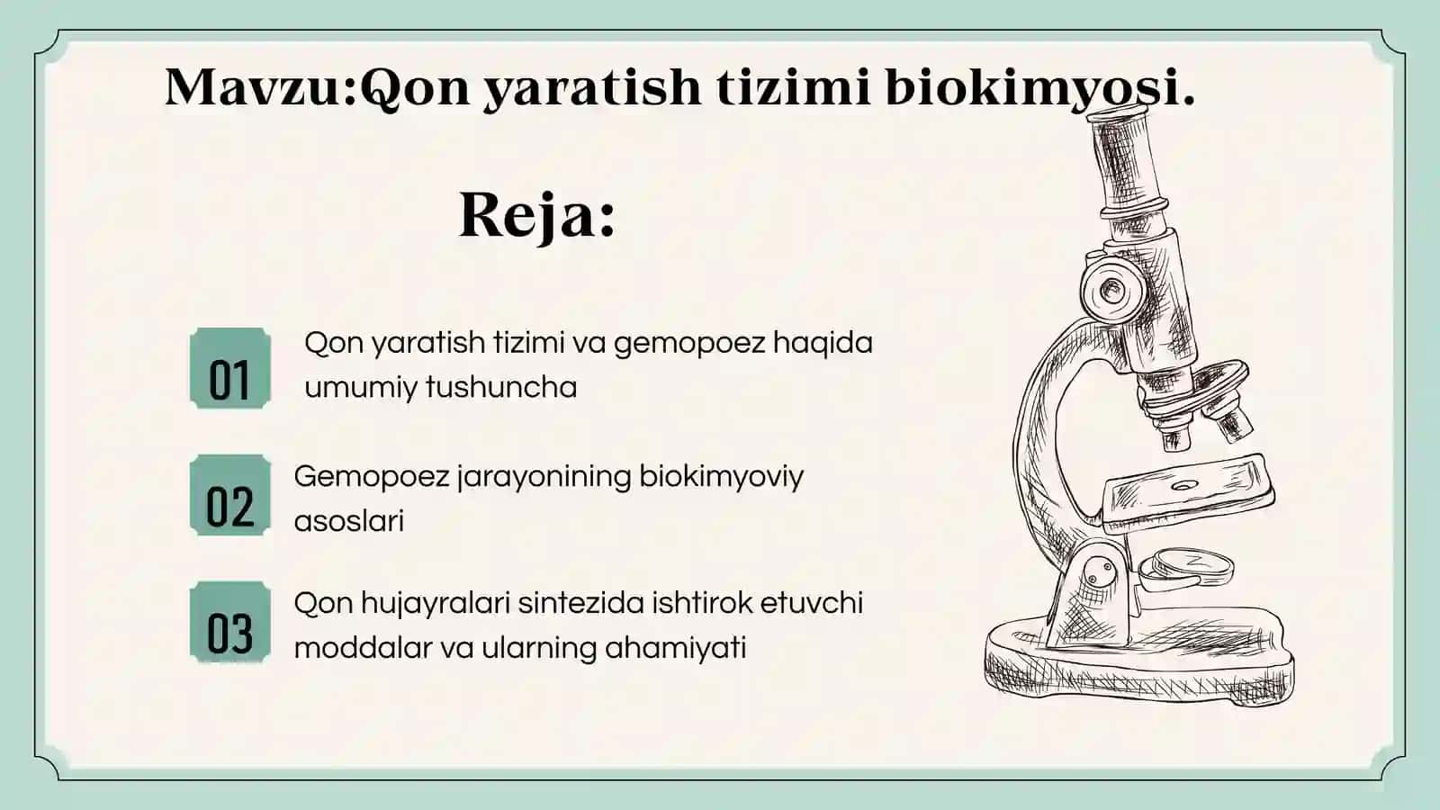 Biokimyo fanidan mustaqil ish 2