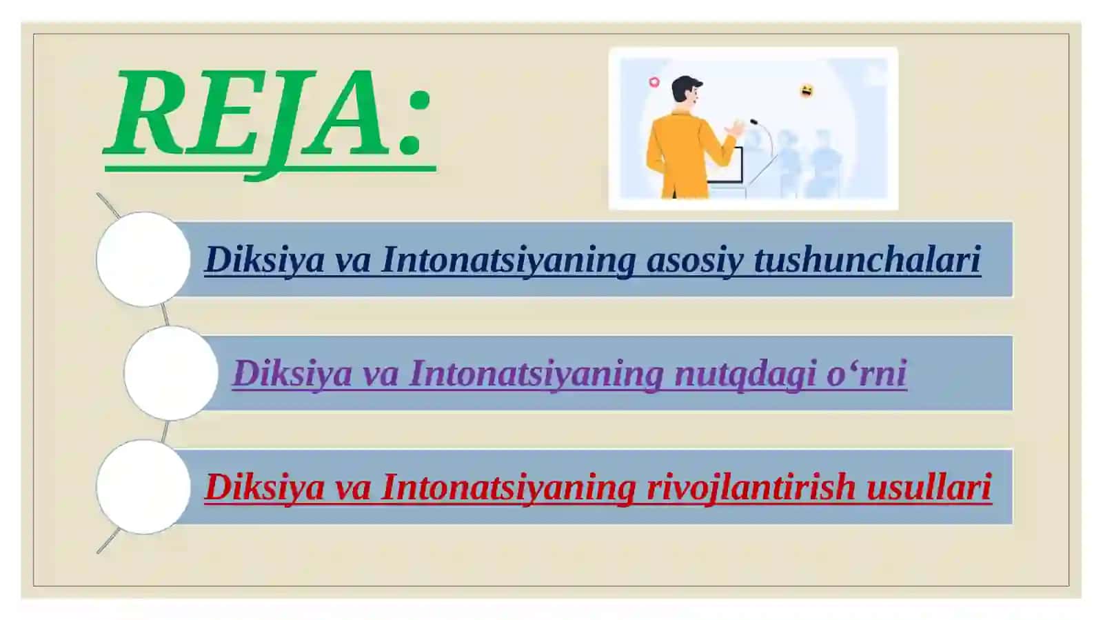 DIKSIYA. INTONATSIYA 2
