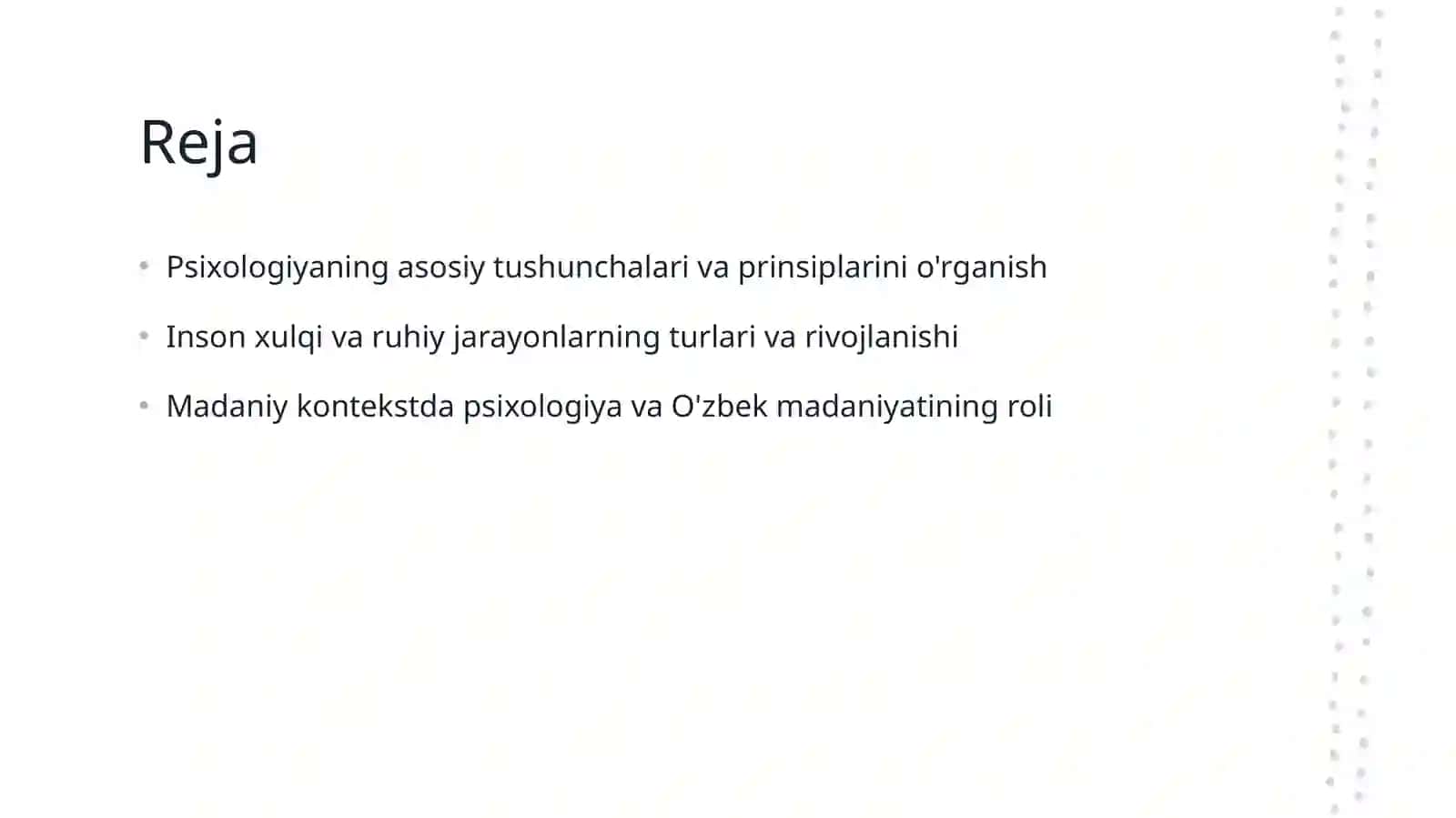 Psixologiyaga kirish 2