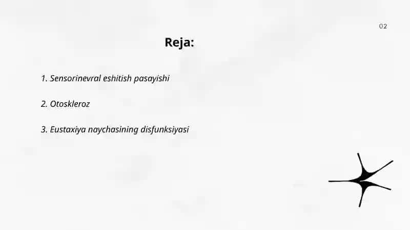Quloqning yiringsiz kasalliklari 2