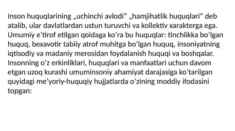 Inson Huquqlari 2