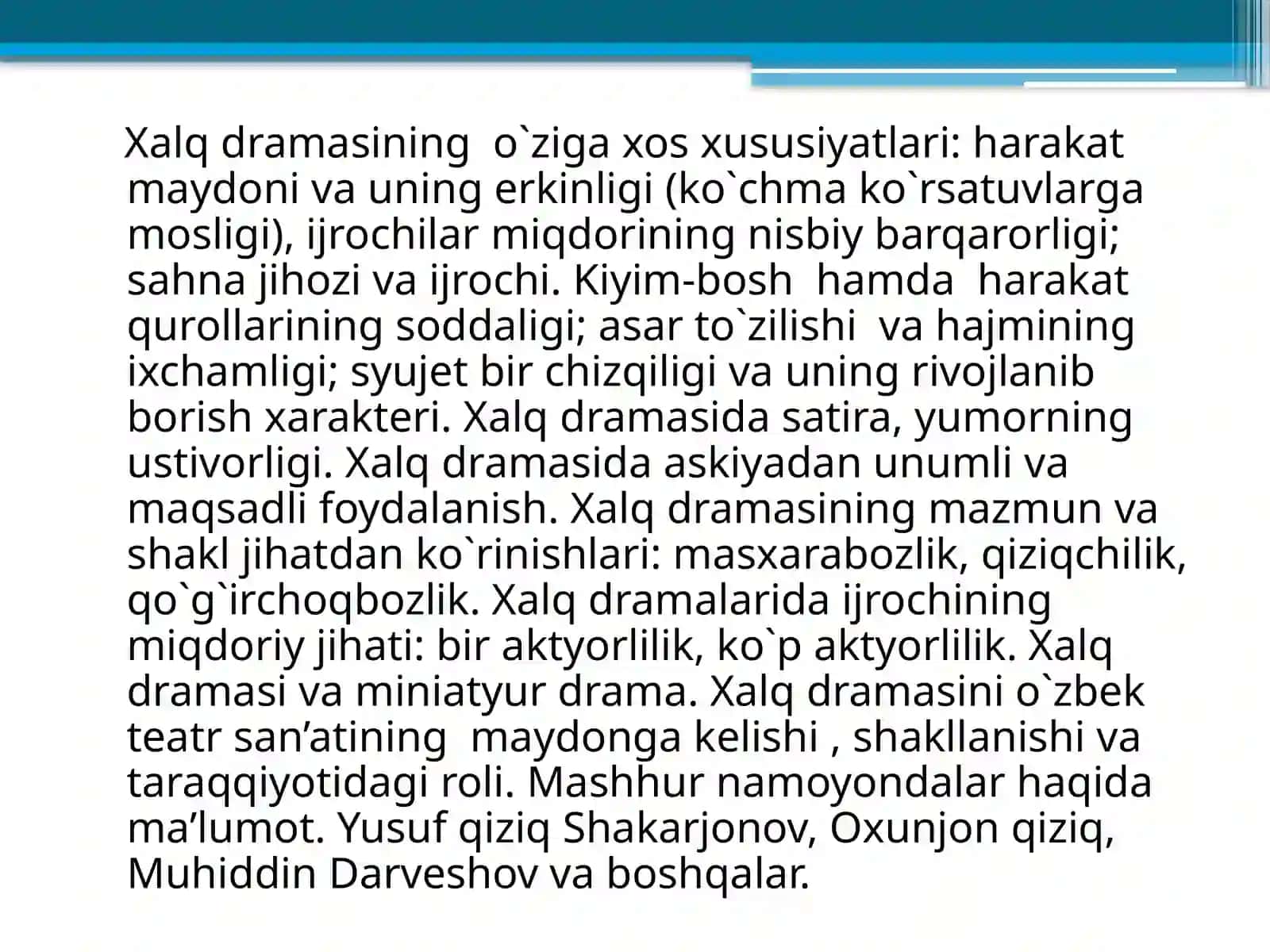 XALQ DRAMASI 2