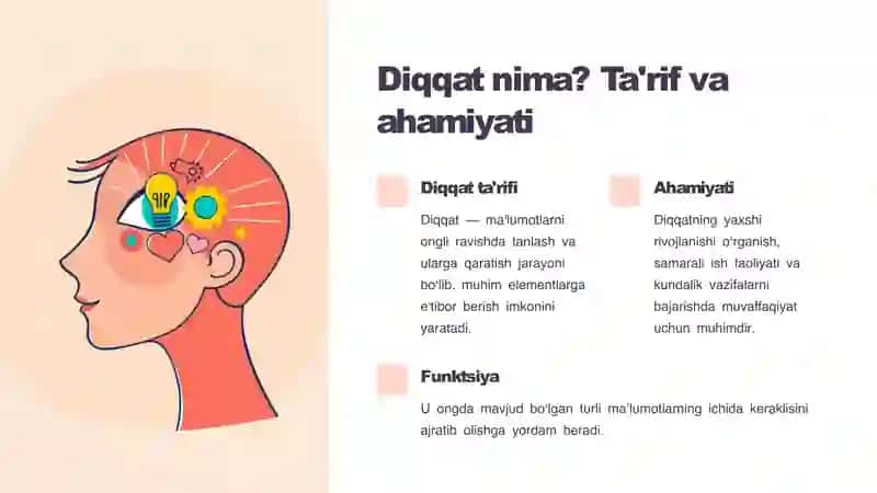 Diqqatning asosiy xususiyatlari 2