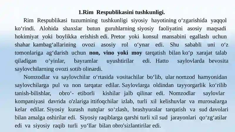 Rim Respublikasi inqirozi 2