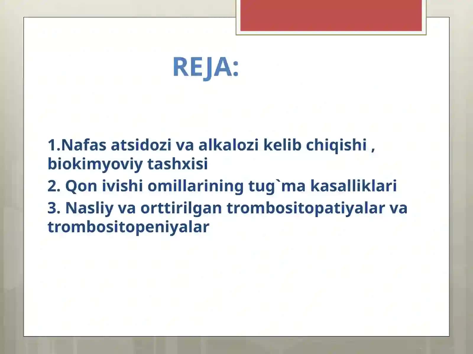 Qon ivish omillarining tug'makasalliklari 2