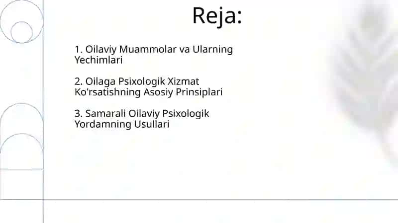 Oilaviy Psixologik Yordam 2