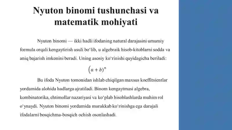 Nyuton binomi 2