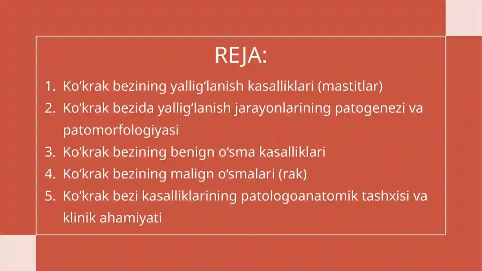 Ko‘krakbezi yallig‘lanishi va o‘smakasalliklari 2
