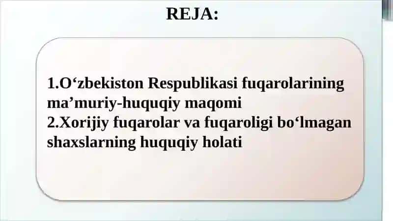 Fuqarolar ma’muriy huquqi 2