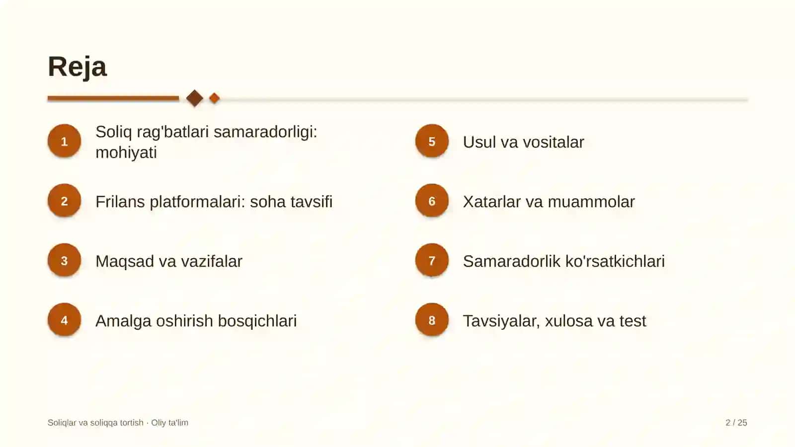 Frilans platformalarida soliq rag'batlari samaradorligi 2