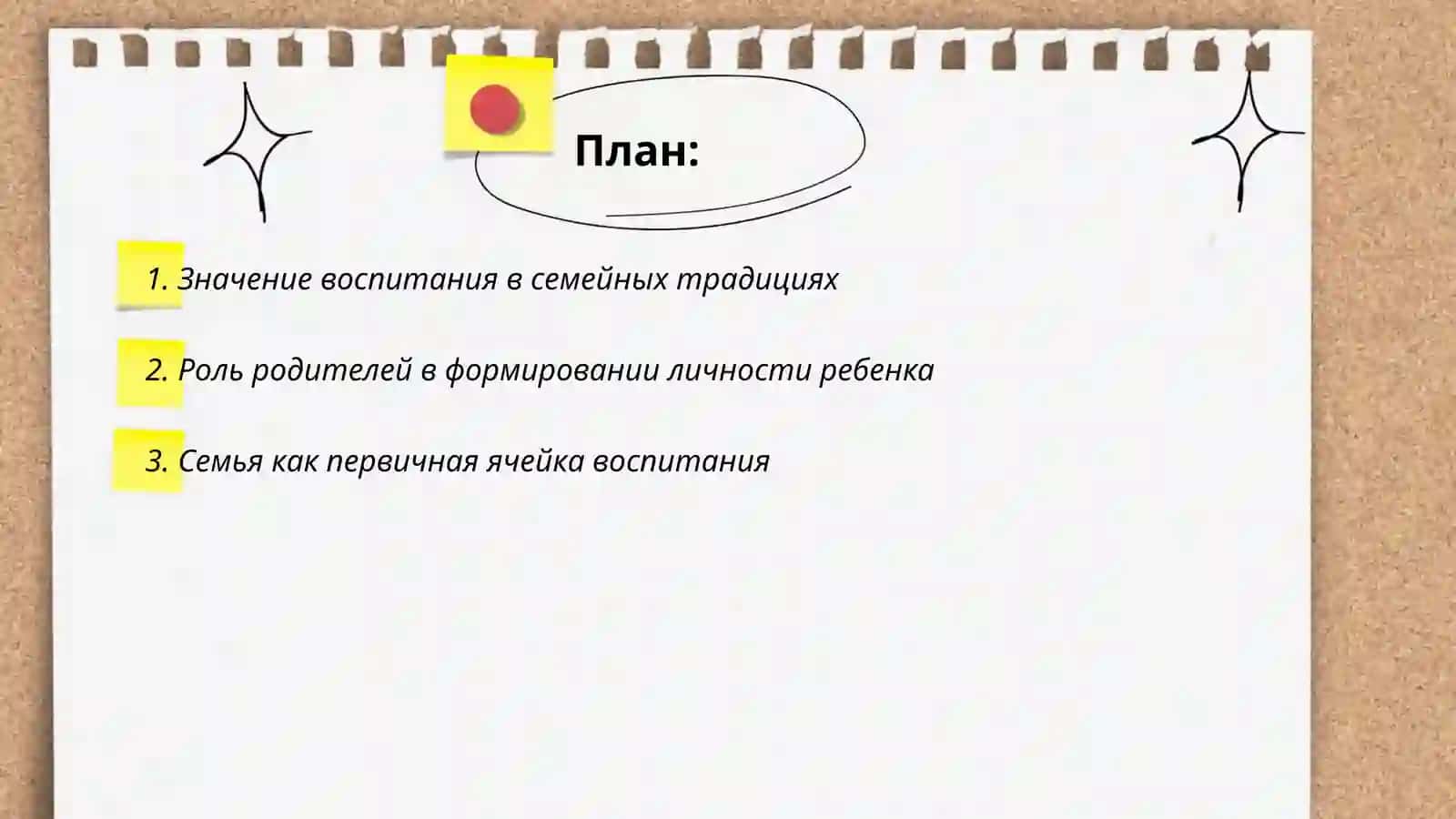 Воспитание человека - зеркало семьи 2