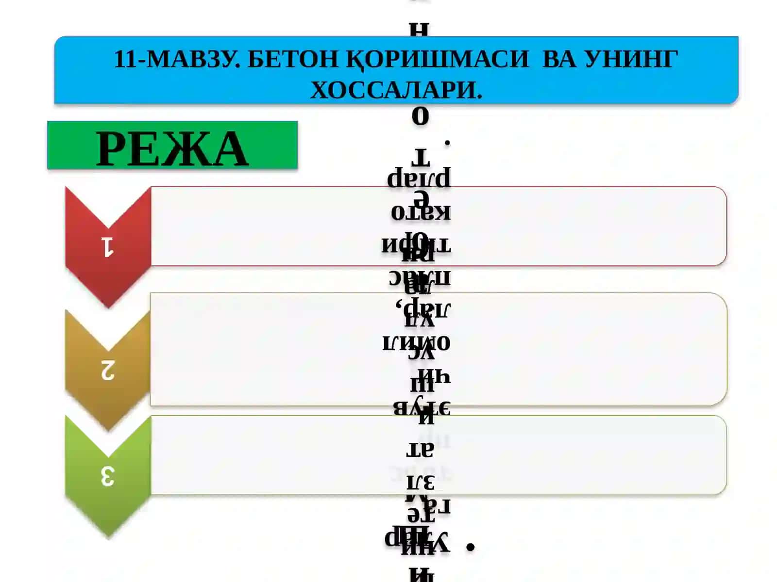 Бетон қоришмаси ва унинг хоссалари 2