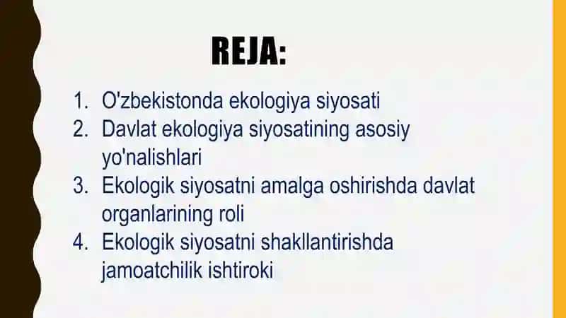 O'zbekistonda ekologik siyosat 2