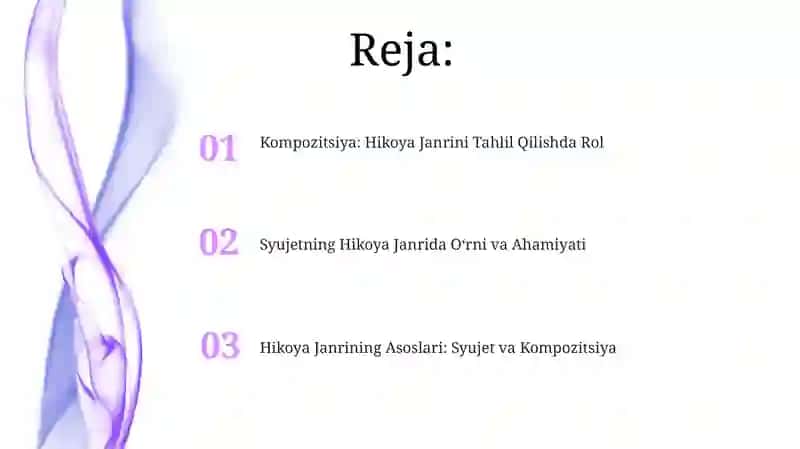 Hikoya Janrini Tahlil Qilishda Rol 2