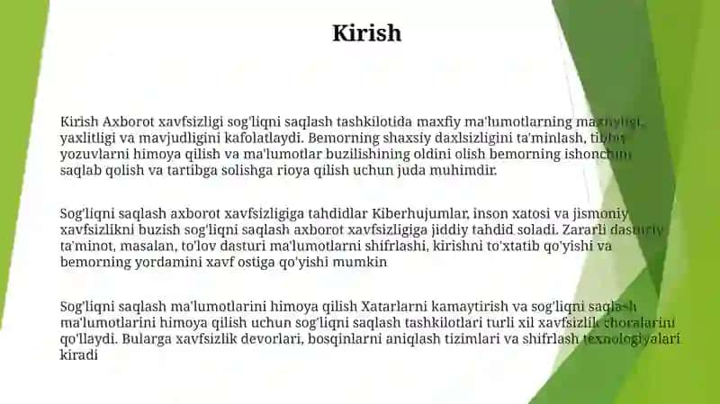 Shaxsning Axborot Borasidagi Xavfsizligi 2