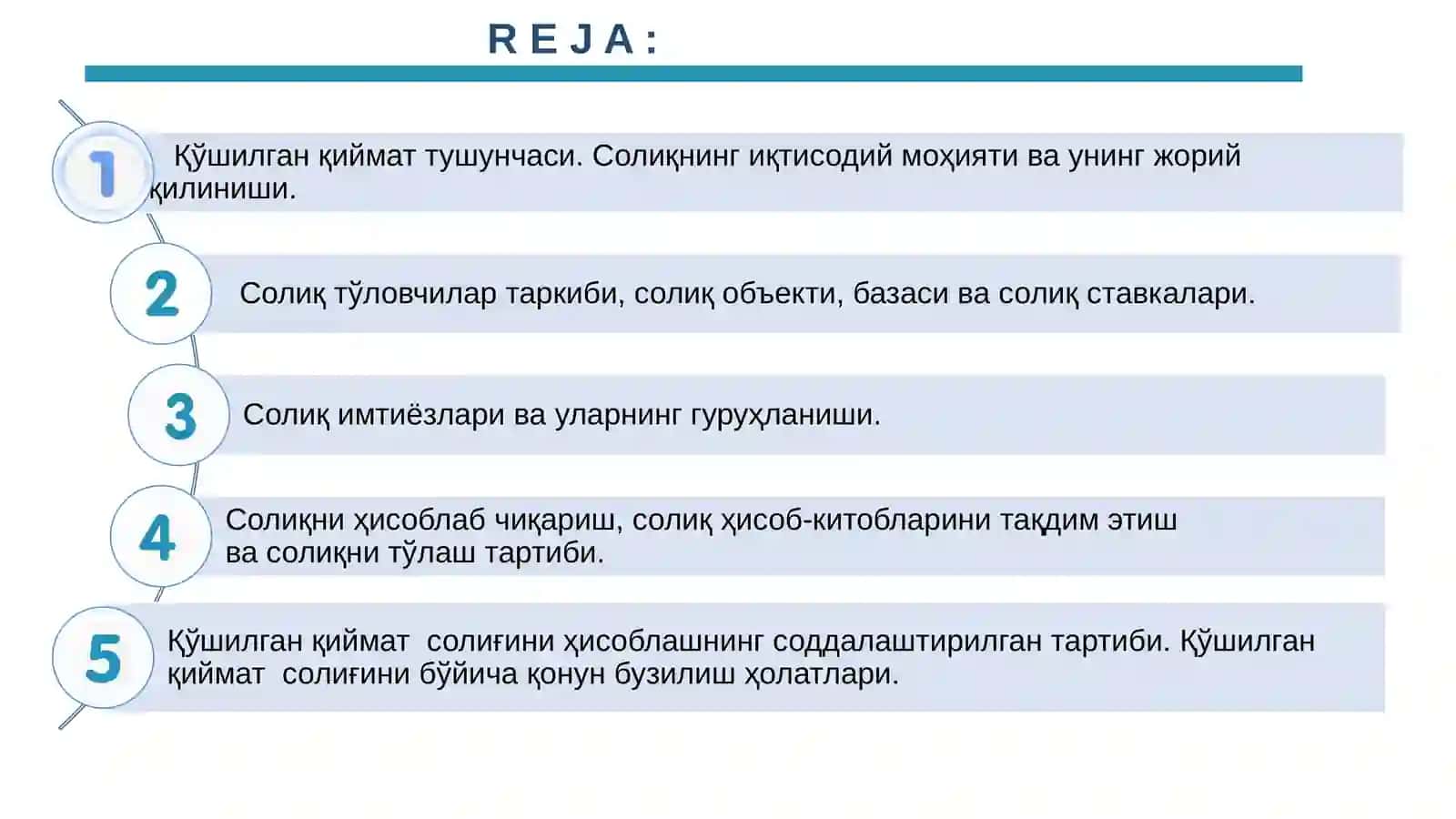 3-mavzu Qo‘shilgan qiymat solig‘i 2