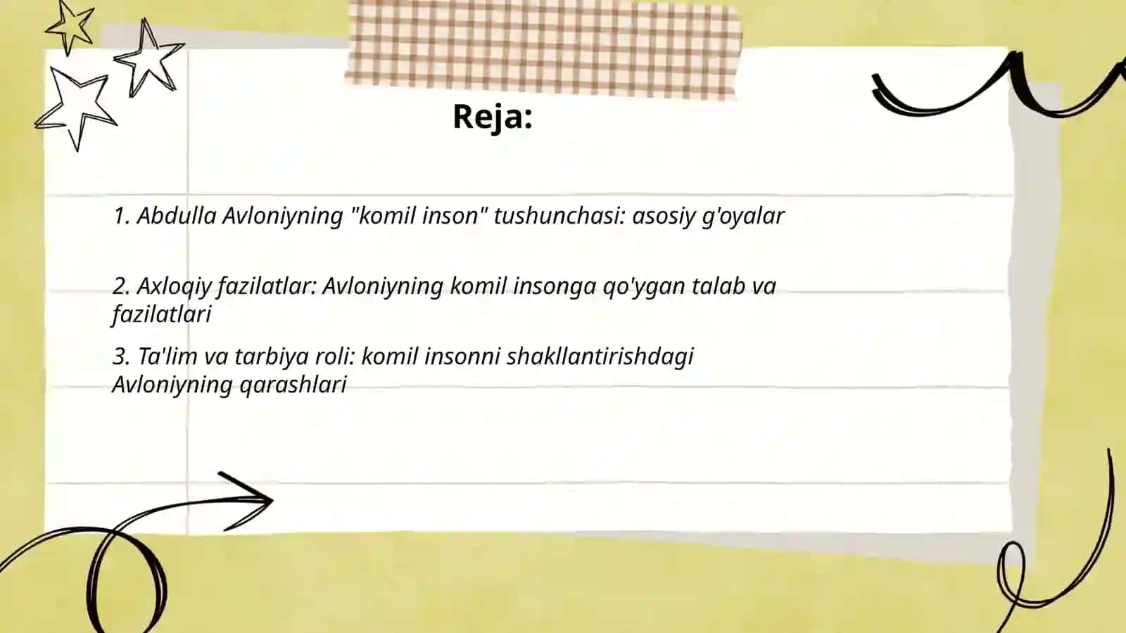 Abdulla Avloniyning komil inson haqidagi qarashlari 2