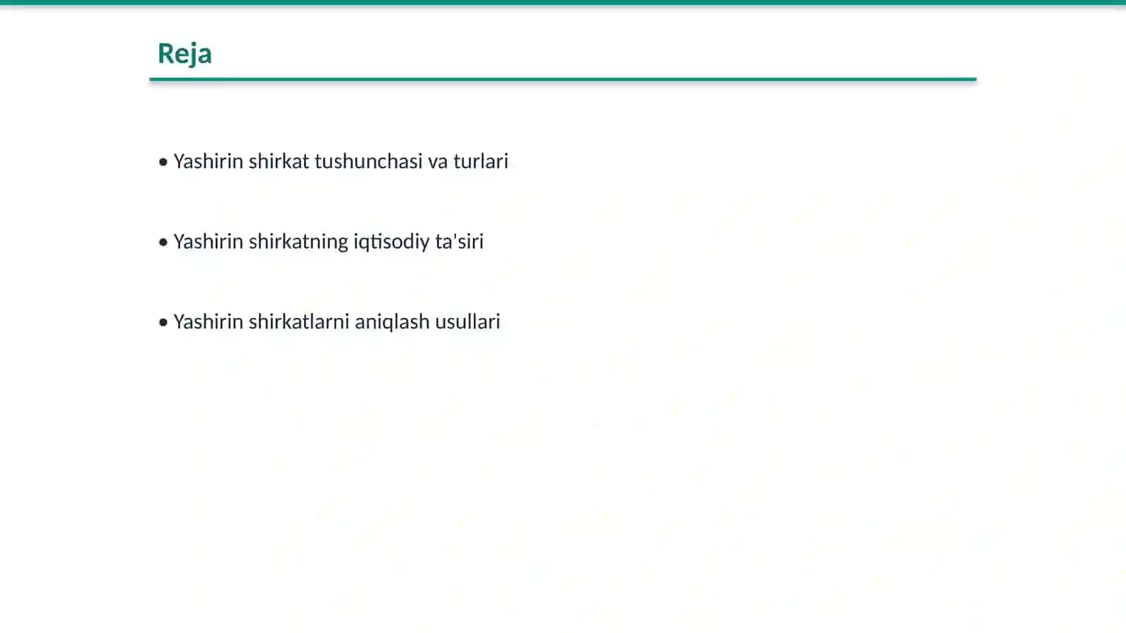 Yashirin shirkat tahliliy taqdimot 2