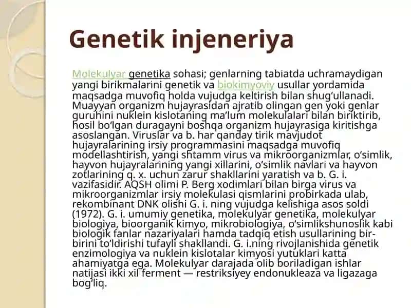 Gen injeneriya 2