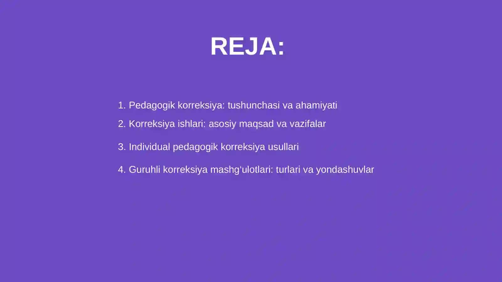 Pedagogik korrektsiya 2