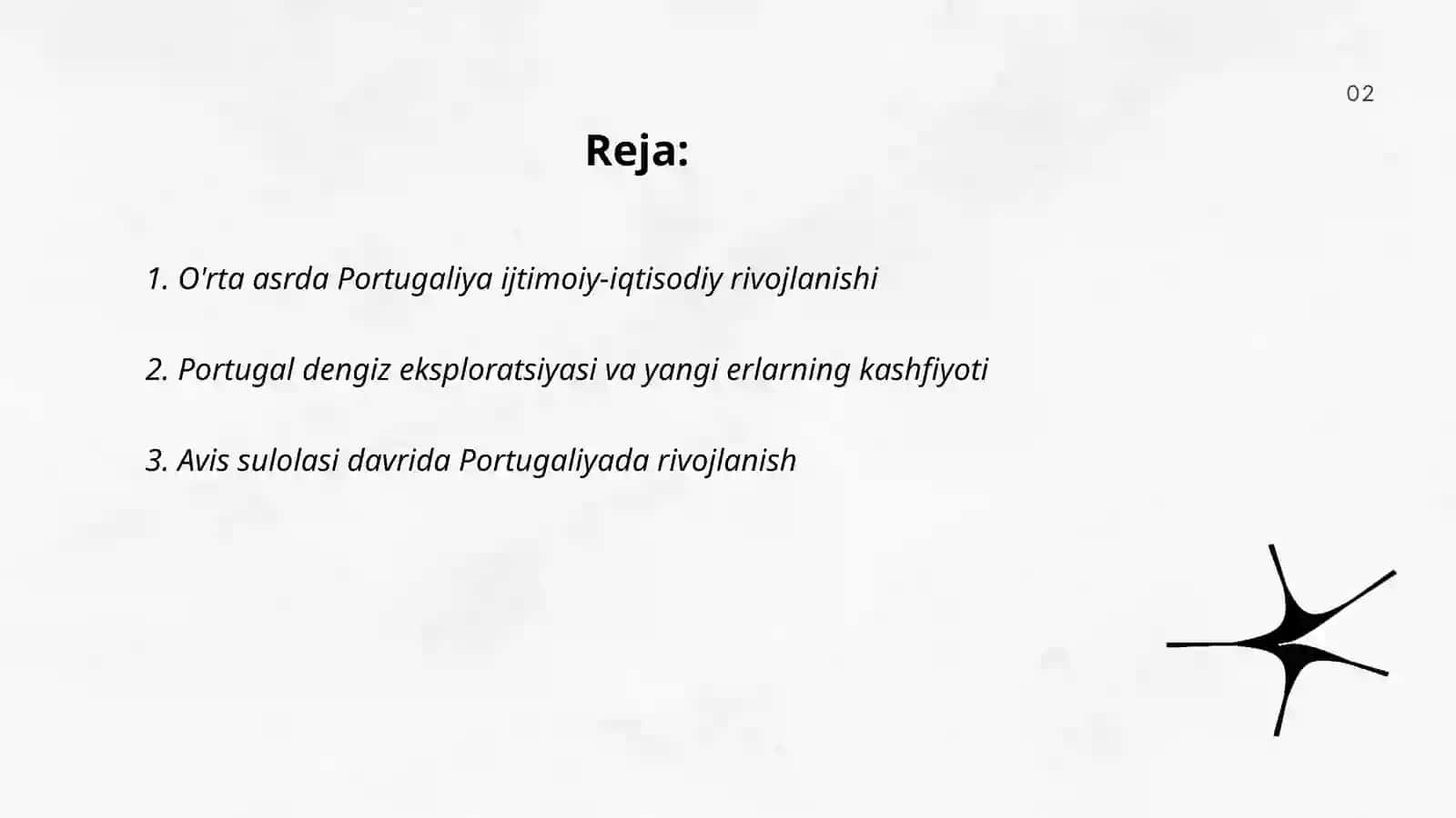 Rivojlangan o'rta asrda portugaliya 2