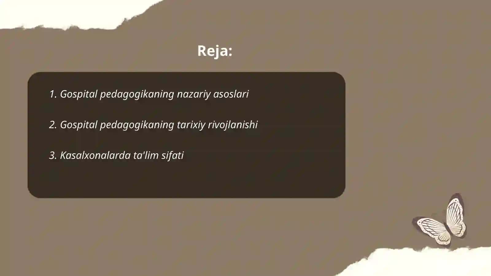 Gospital Pedagogikasi 2