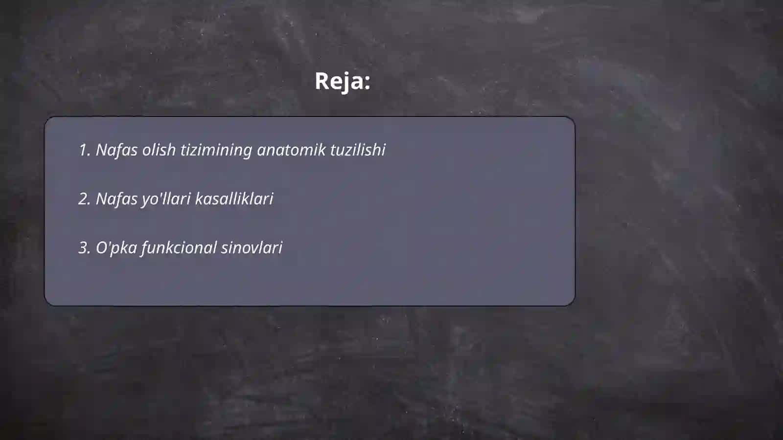 Nafas olish organlari 2