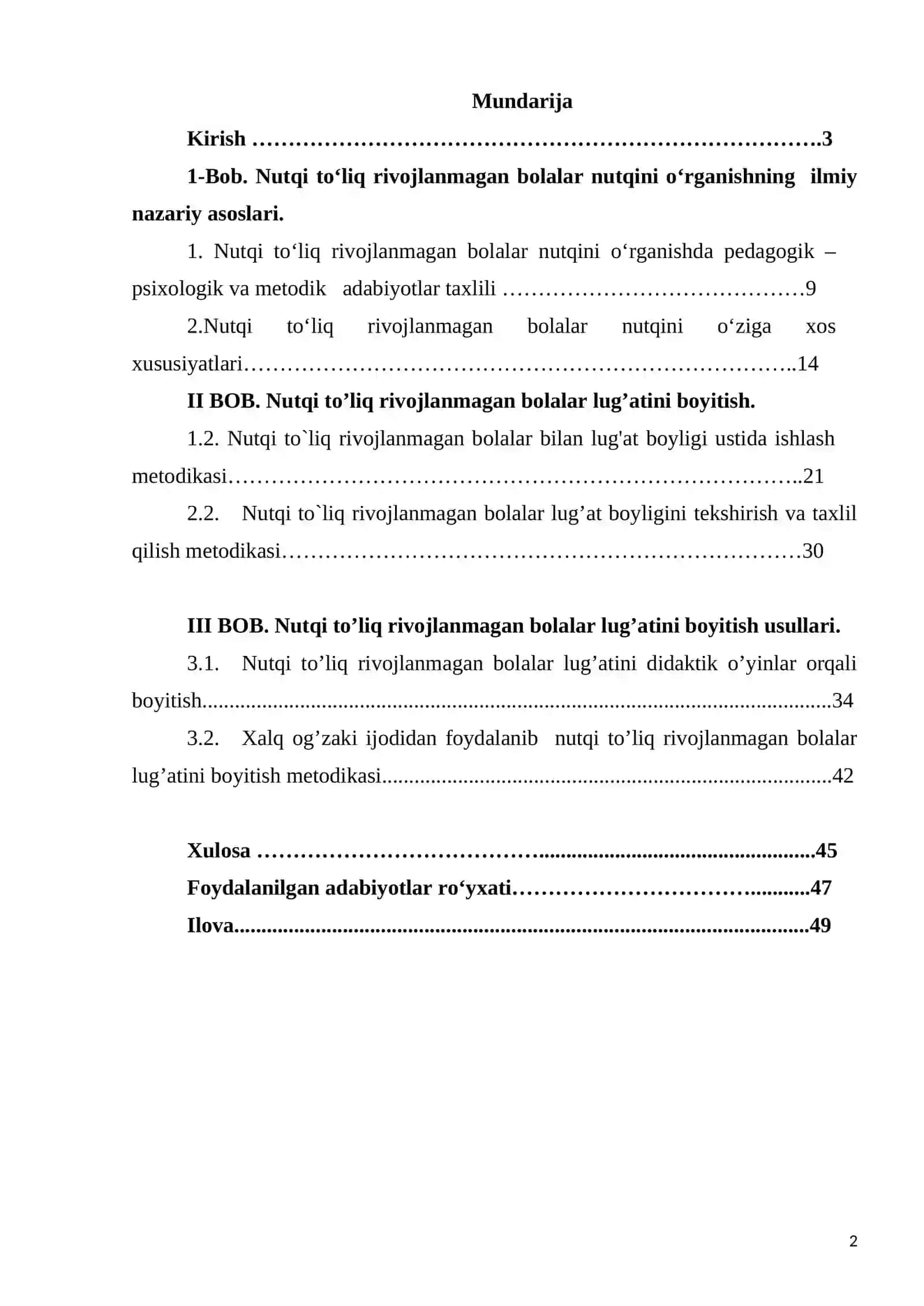 Nutqi to‘liq rivojlanmagan bolalar lug’atini boyitishning zamonaviy usullari 2