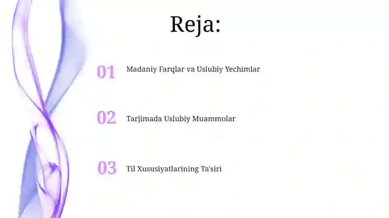 Tarjimaning stilistik muammolari 2