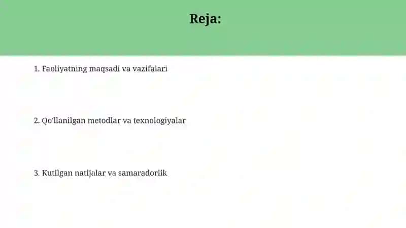 Oʻqituvchining innovatsion faoliyati 2